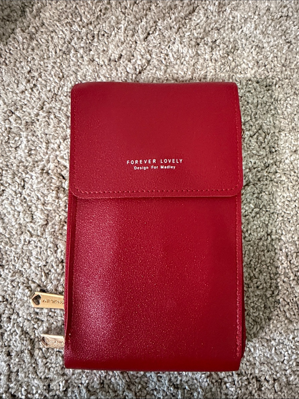 NWT Mini Phone Crossbody Bag in Red